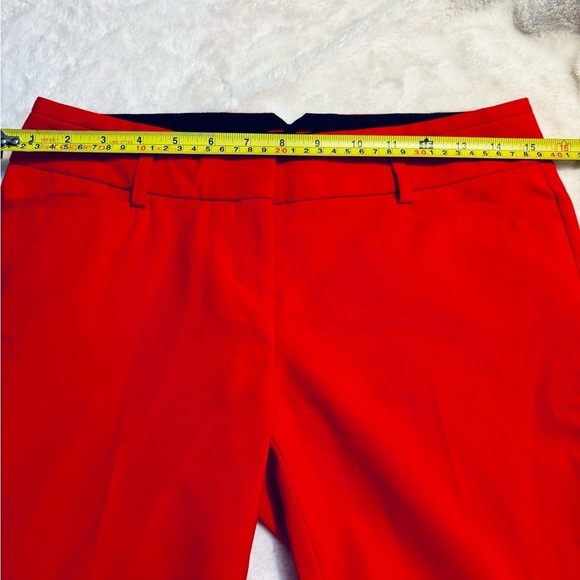 Express Pants Sz 2R The Columnist Red Straight Legs Pockets Like-New Classy - Picture 12 of 16